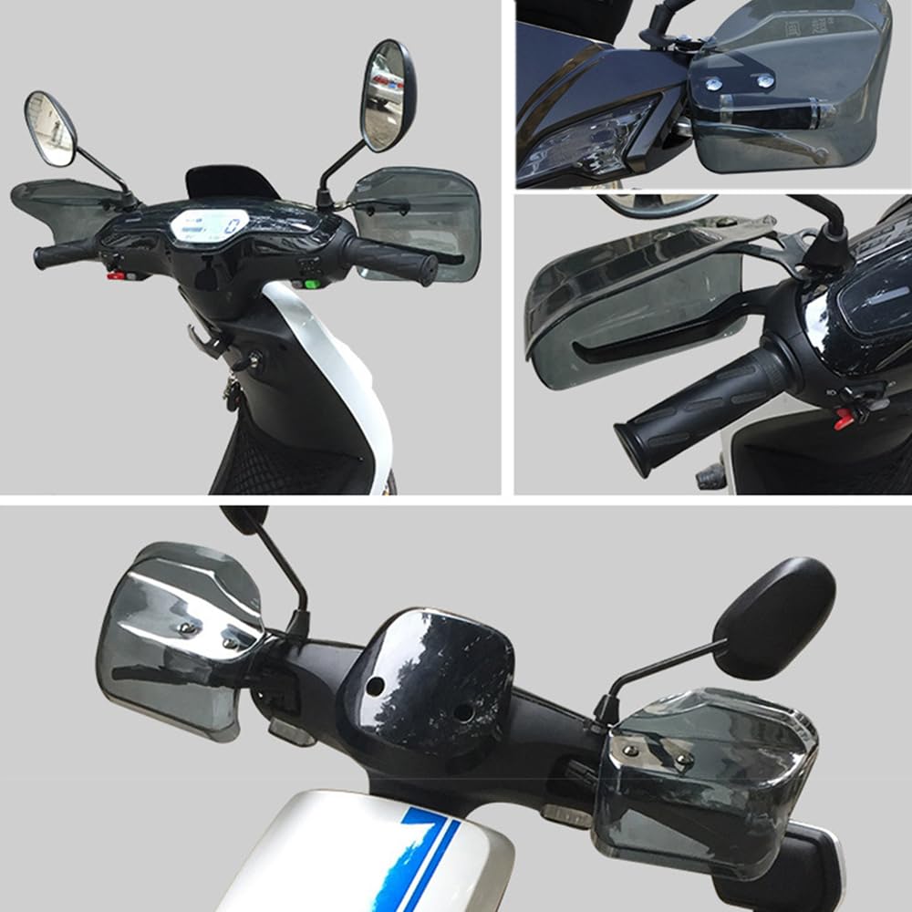 Renjzle Knuckle Guard for Motorcycles, Handguard, General Purpose, Windshield, Cold Protection, Stepping Rock, Rain