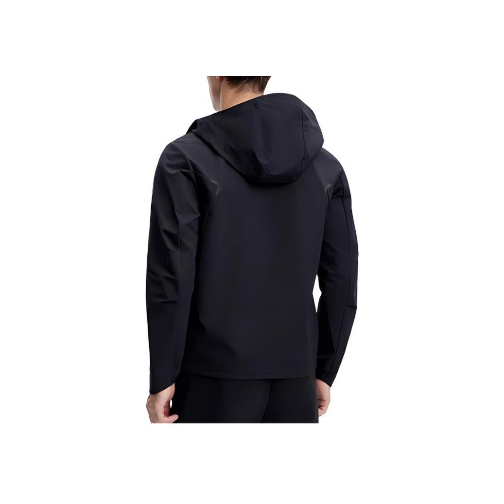 FILA Comfortable Lightweight Hooded Jacket Men Jackets Black A11M411708F-BK