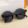 Sluneční brýle s kulatým rámem s UV ochranou Luxusní Y2k brýle Módní hip hopové odstíny pro ženy a muže