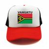 Vanuatu Trucker Cap Summer Unisex Cool Country Flag Hat Baseball Caps Unisex Outdoor Mesh Net Caps