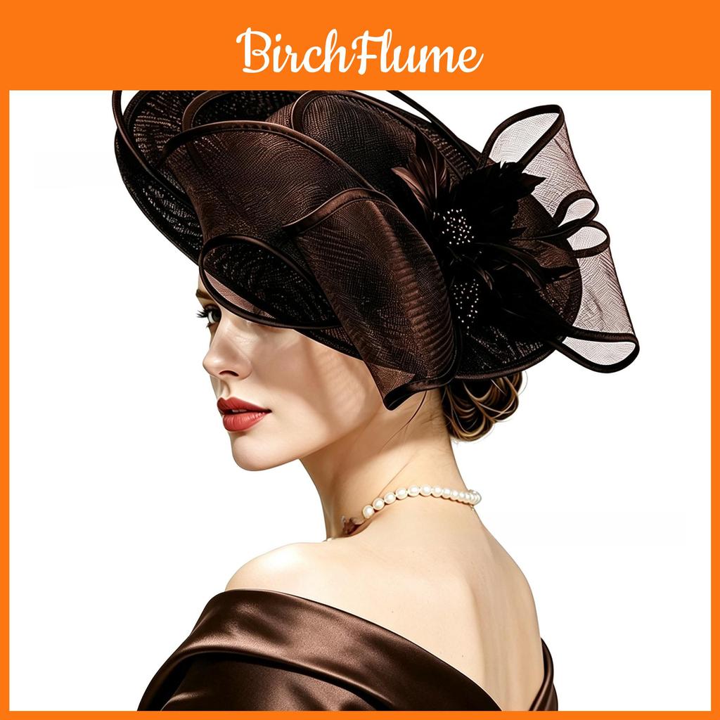 Vintage Flower Embellished Top Hat For Weddings And Costume Parties
