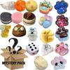 Mochi Toys Giocattolo Fidget Misterioso, Zampa di Gatto Kawaii, Cibo Similato, Giocattolo Antistress Piede Morbido, Giocattolo da Spremere, Morbido, Antistress