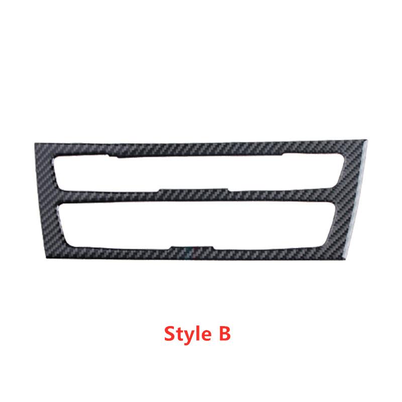 Car Interior Stickers Carbon Fiber Air Conditioning Console Panel Cover Trim Car Styling For BMW F20 F21 1/2 Series