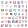 50/100 Pcs Cute Inspirational Quote Aesthetic Fresh Stickers Reusable for DIY Car Suitcase Fridge Phone Stationery Box Decals