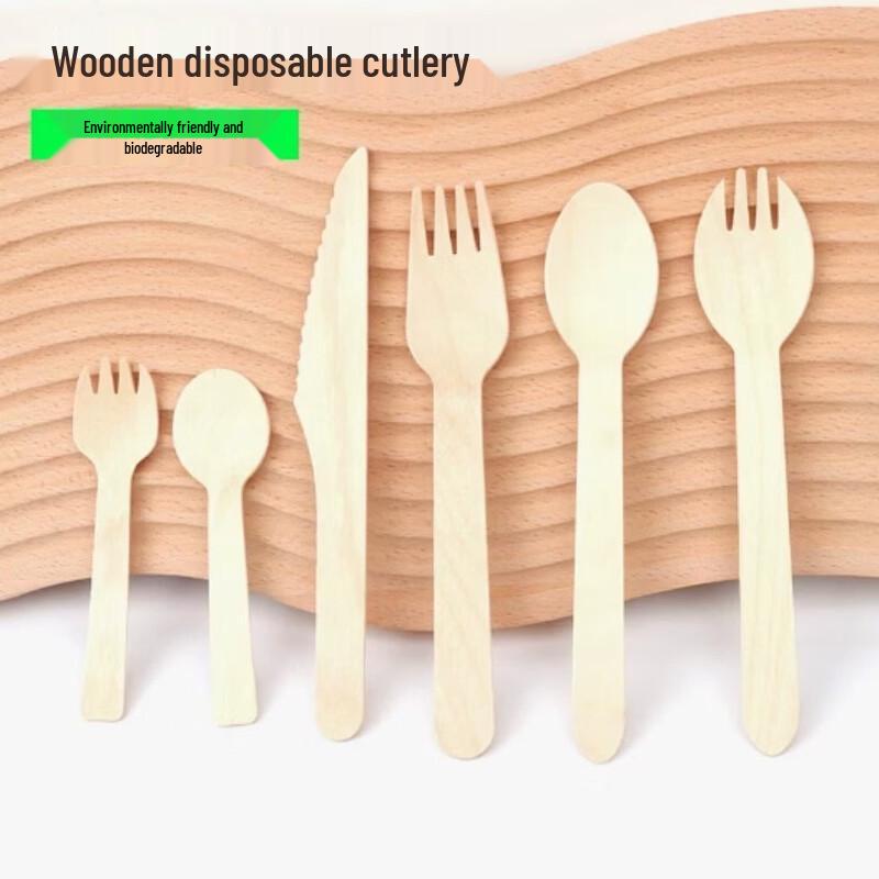 SIVIR Disposable Wooden Spoons