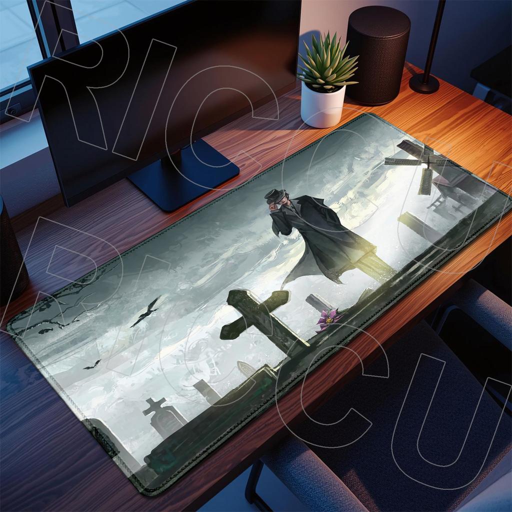 XXL 40x90cm Mousepad Lord of the Mysteries Accessori per PC da Gioco Tastiera Anime Popolare Stampa HD Tappetino da Scrivania Mousepad Espansione