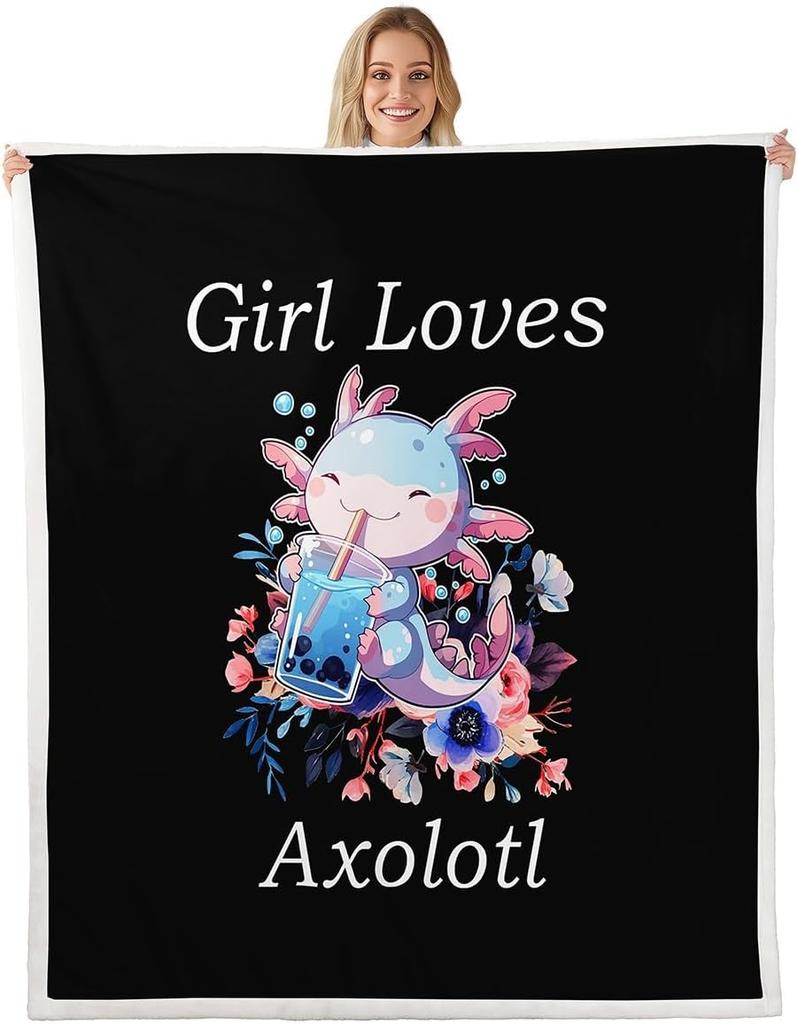 GUOYU Blanket Japanese Wave Fleece Throw Blanket Queen Japanese Style Plush Blanket for Boys Girls Teens Ocean Wave Sherpa Blanket Sea Waves