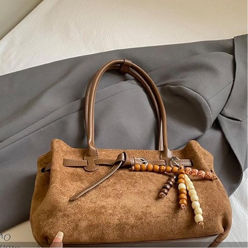 High-End Luxury Designer Brand PU Leather Women's Handbag Elegant Shoulder Bag Popular Classic Trendy Design Commuter Casual Tote Bag