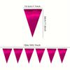 10m Independence Day Triangle Flag Banner - Party Room Decoration