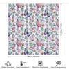Butterfly Watercolor Shower Curtain Decorative Printed Fabric 3D Waterproof Bathroom Decor Home Decoration Set for Bathing Room