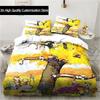 Cartoon Calvin Hobbes 3D Print Bedding Set Single Twin Full Queen King Size Bed Set Adult Boys Bedroom Bedding Gift