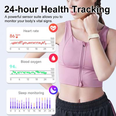 No Screen Smart Bracelet Heart Rate Blood Oxygen Health Monitoring Wristwatch Outdoor Fitness Tracker Smart Watch For Men Women
