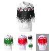 Festive Womens Christmas Jumper Mini Dress With Charming Santa Claus Design