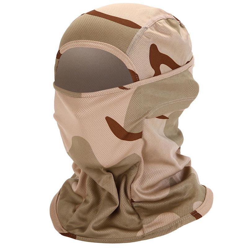 Camo Cycling Mask & Summer Headband: Sun Protection Neck Gaiter for Men & Women