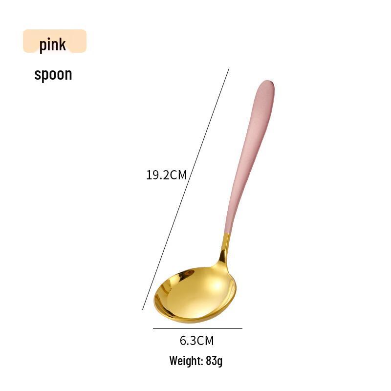 

Rose Gold 304 Stainless Steel Soup Ladle Set