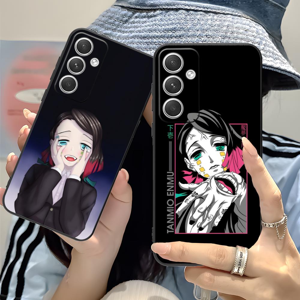 Demon Slayer Enmu Tamio Phone Case for Samsung Galaxy S25 S24 S23 S22 S21 S20 Note20 Plus FE Ultra Colour Printing Cover Pretty