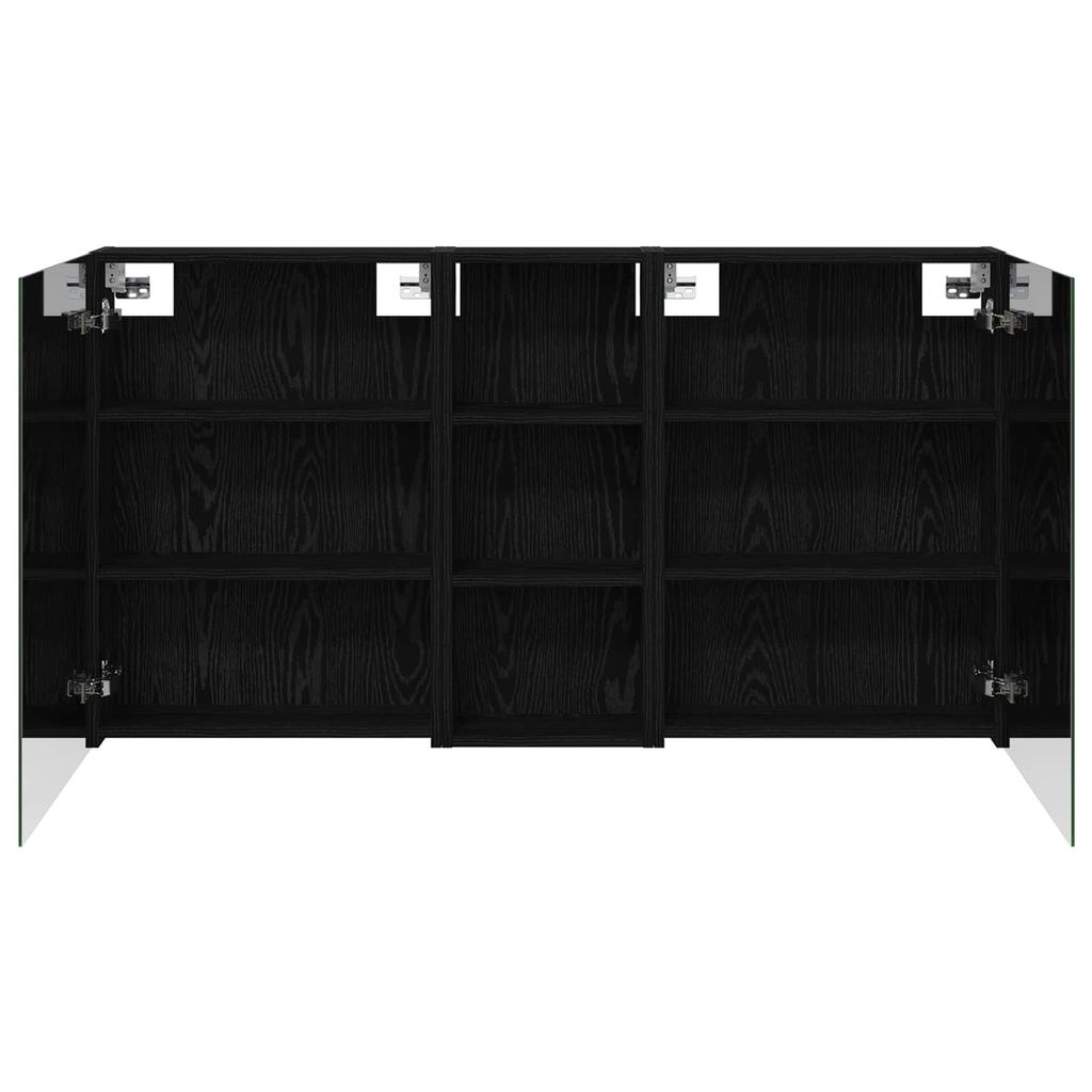 Bathroom Cabinet Set 3 Pcs 130 X 14.5 X 70 Cm Particleboard