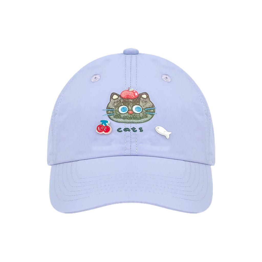 Cute Cat Cat Quick-Drying Baseball Cap Female Spring And Summer Light And Versatile Sunshade Showing Face Small Cap