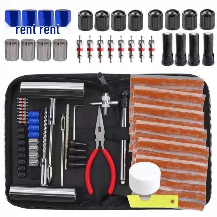 Universal Car Tire Quick Repair Kit - Emergency Outdoor Tool Set