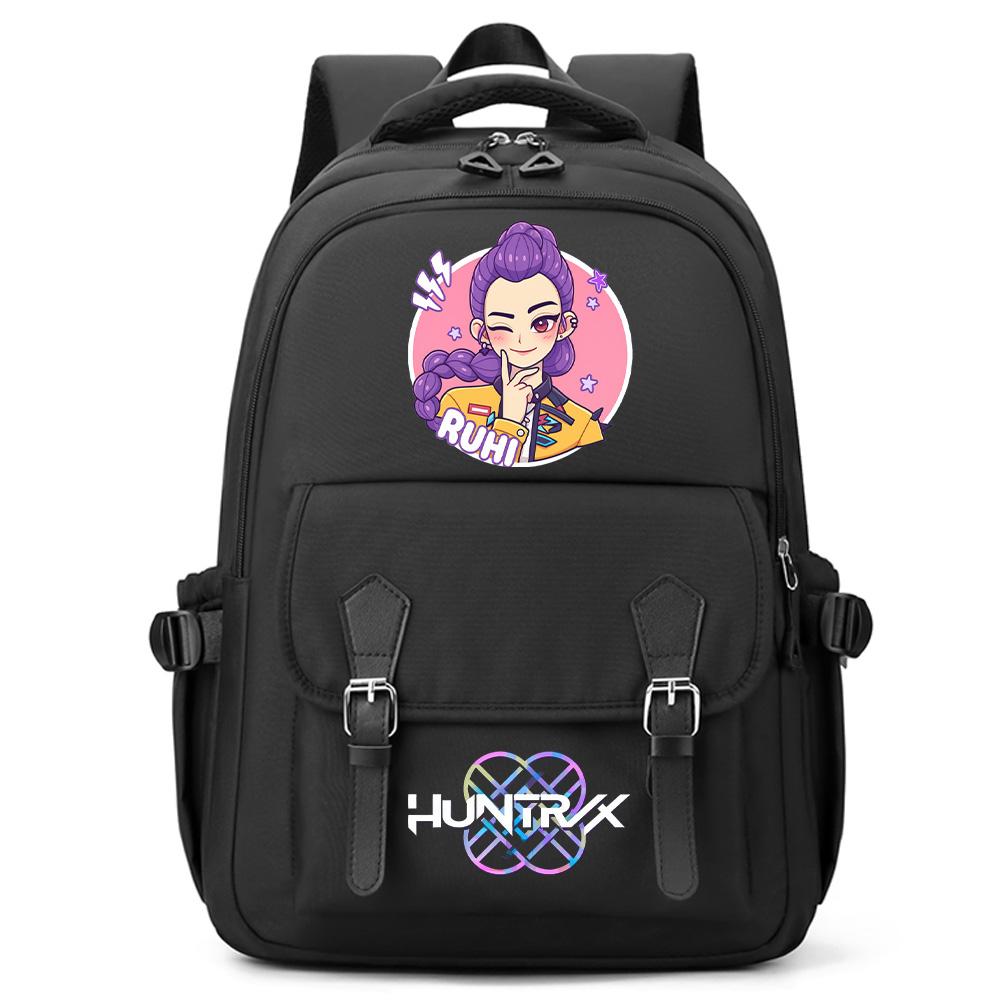Anime Cartoon K-Pop Printed Large Capacity Backpack for Teenger Student Girl Boy Schoolbag Bookbag Women Waterproof Travel Bag Mochila Kid Gift