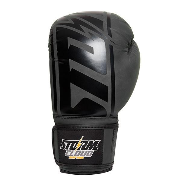 StormCloud Bolt 2.0 Boxing Gloves Black/Black 14oz