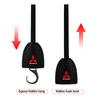 Leather Car Seat Back Hooks Portable Hanging Bag Rack For Mitsubishi ASX Lancer L200 Pajero Sport Attrage Mirage Eclipse
