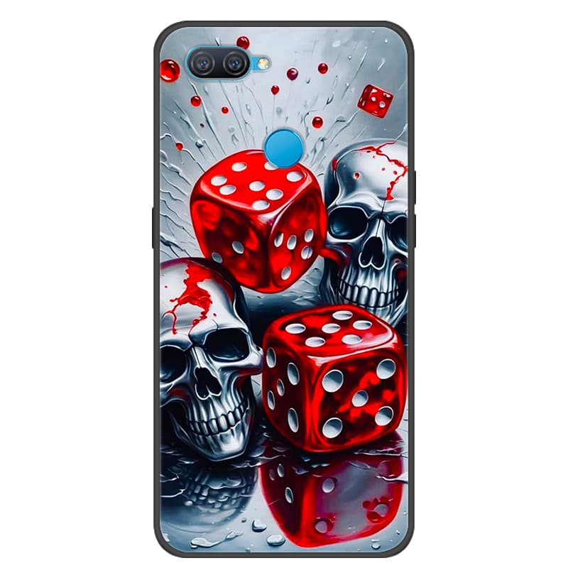 For OPPO A12 Case Cool Painted Cover Soft Silicone Phone Case For OPPO A7 AX7 Back Covers Bumper Coque A12 CPH2083 CPH2077 Coque