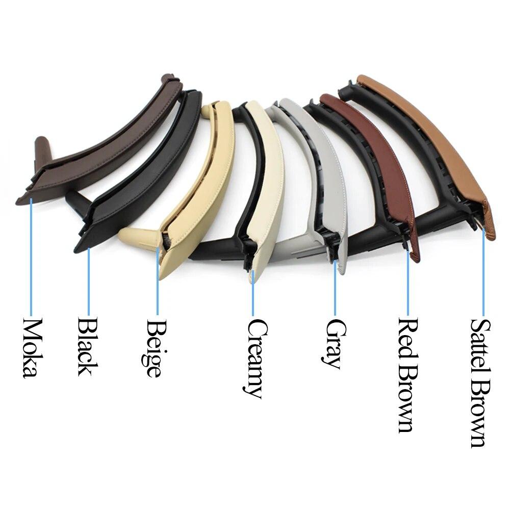 Verbesserter Auto Links Rechts Beifahrer Türgriff mit Lederbezug Zierleiste Ersatz Für BMW X5 X6 E70 E71 E72 2007-2013