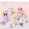 Sanrio Mini Insulated Tumbler - Cute KT Cat Portable Cup with Straw