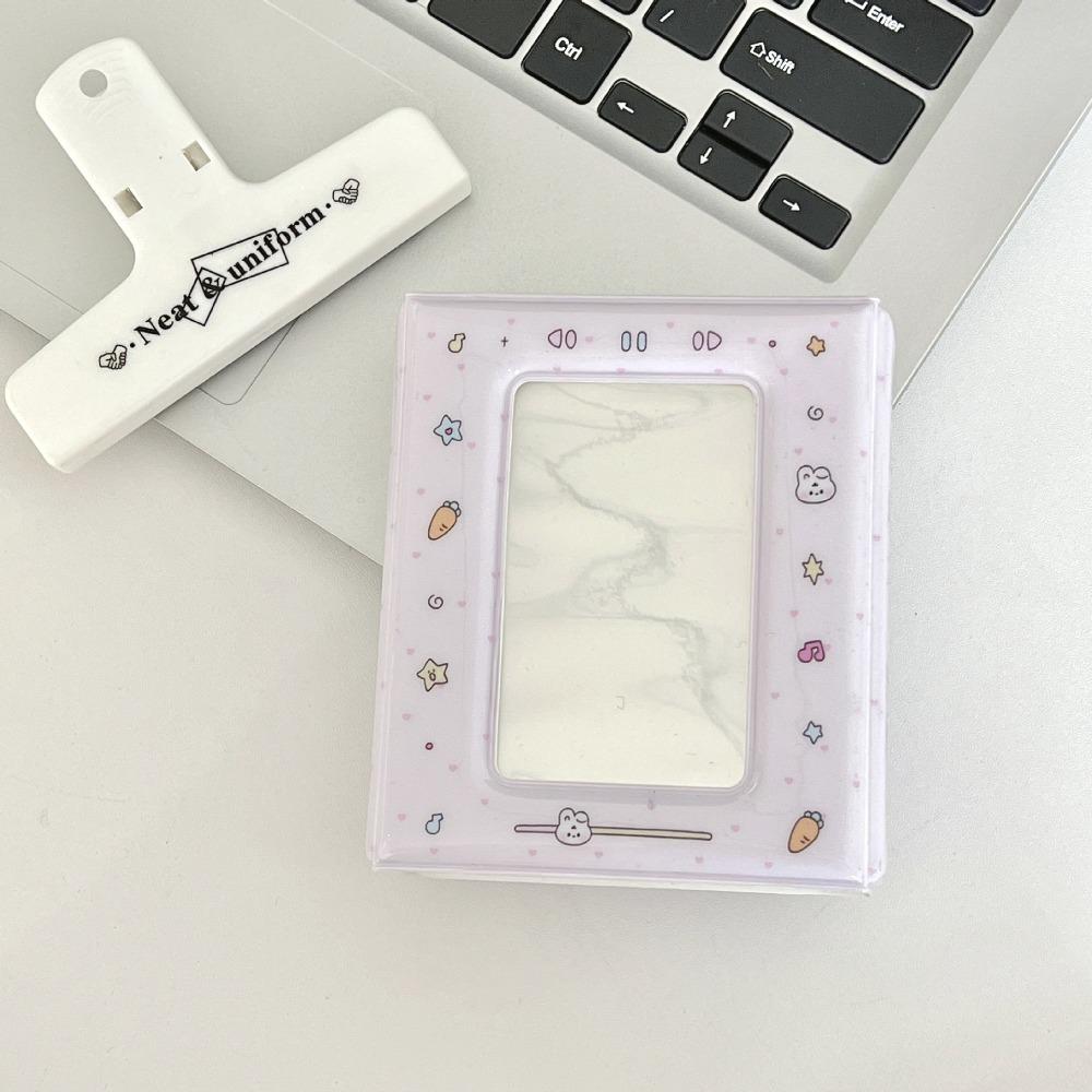 Cute Mini Card Book 3 Inch PVC Photo Album 32 Slots Idol Photo Card Holder