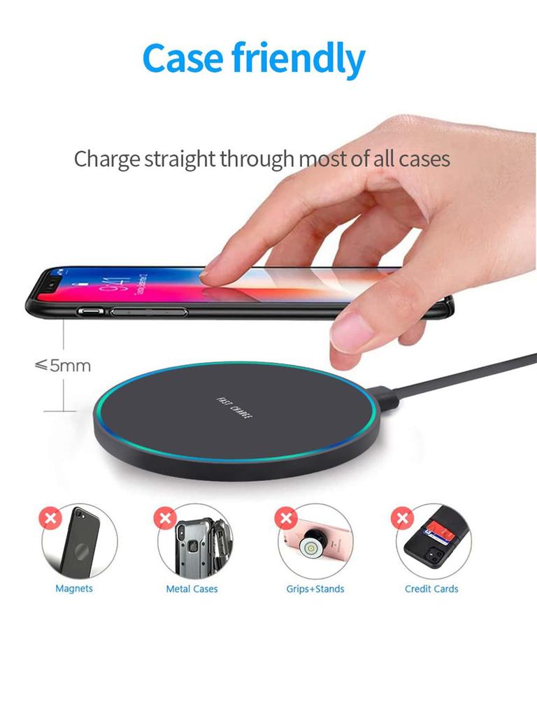 200W Wireless Charger Pad For iPhone 14 13 16 15 11Pro XS Max Induction Fast Wireless Charging Station For Samsung Xiaomi