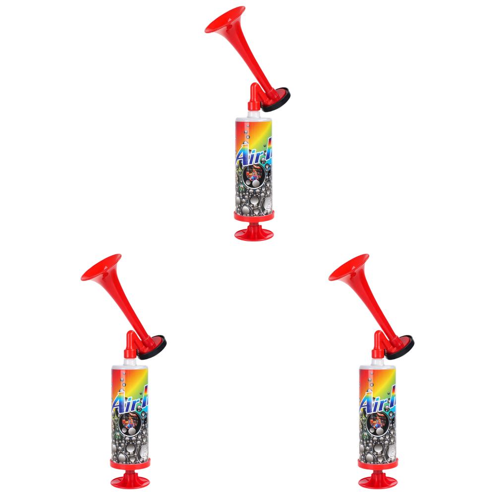 Air Pressure Trumpets Soccer Air Cheering Horn Handheld Loud Voice Reusable Mini Handpush Pump Air Horn for Football Sport
