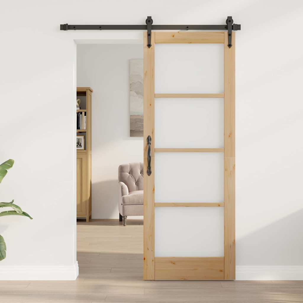 Interior Door ORKDAL Brown 73.5 X 198.5 Cm