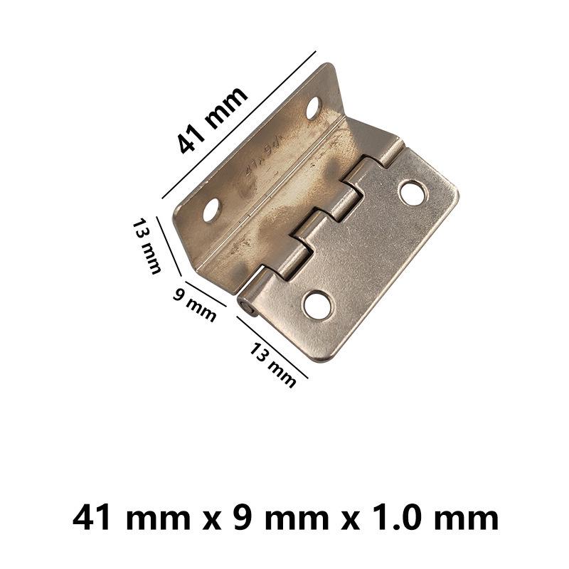 Antique Bronze Multi-Bend Cabinet Door Hinge: Silver-White & Black Finish