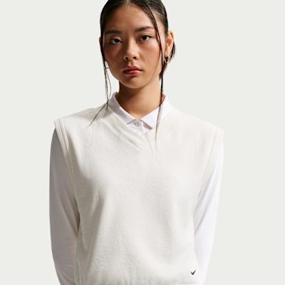 Nike Golf Clothing Women s Sail White V neck Moderate XS