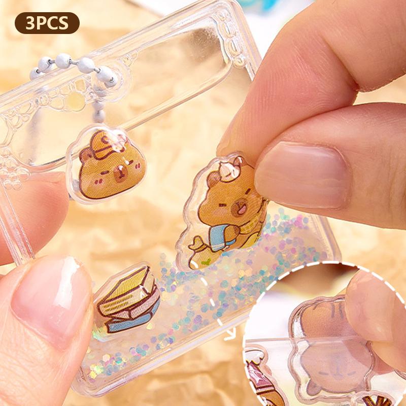 Autocolant 3D Mini Animale Kawaii Desene Animate Planificator Decorativ Autocolant Impermeabil Diy Scrapbook Gucka Decor Patch