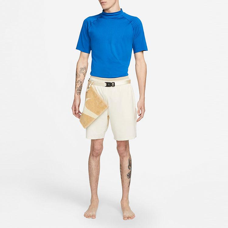 Nike X MMW Collaboration Solid Round Neck Short Sleeve T-Shirt Men Tops Royal-Blue DD9437-409