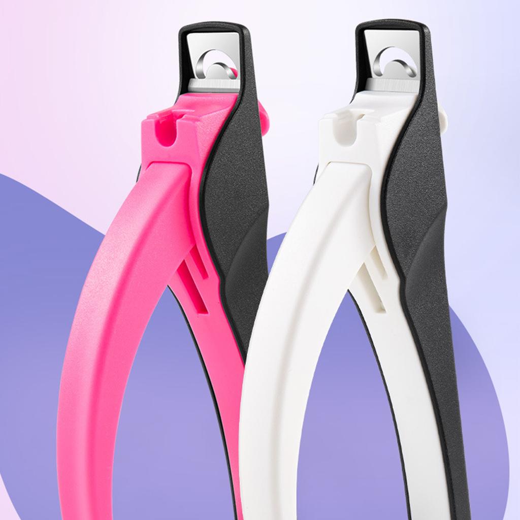 Professional Nail Clippers Cutters for Acrylic Nails Fake Nail Tips Adjustable Stainless Nail Trimmer Manicure Tool Home