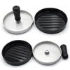 Hamburger Press Patty Maker Round Shape Aluminum Alloy Hamburger Meat Beef Grill Burger Press Patty Maker Mold Kitchen Meat Tool