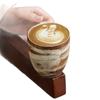 Ceramic Coffee Cup American Retro Latte Latte Flower Cup Household Water Cup Mug
