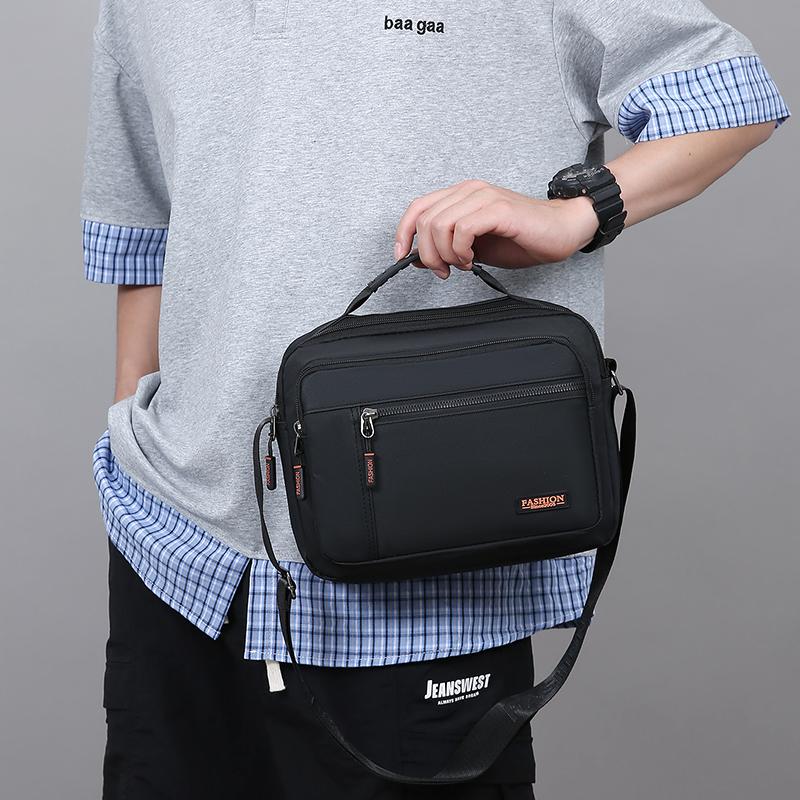 Fashion Casual Men's Handbag Shoulder Bag High Quality Man Messenger Shoulder Bag Top Handle Design Men Crossbody Bag