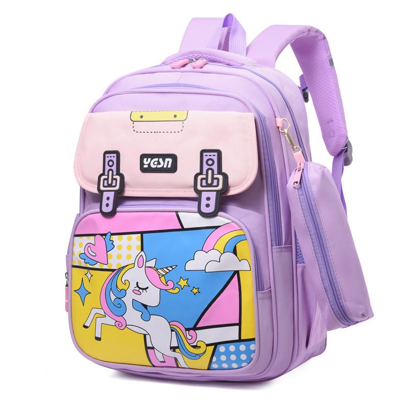 

Cartoon Cute Primary School Backpack 2024 New Kindergarten School Bag For 5-9 Year Old Children