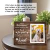 Pet Memorial Picture Frame, Pet Dog Memorial Picture Frame, Pet Cat Photo Frame, Photo Frame Gift for Dog Owners Sympathy for Loss of Pets Photo
