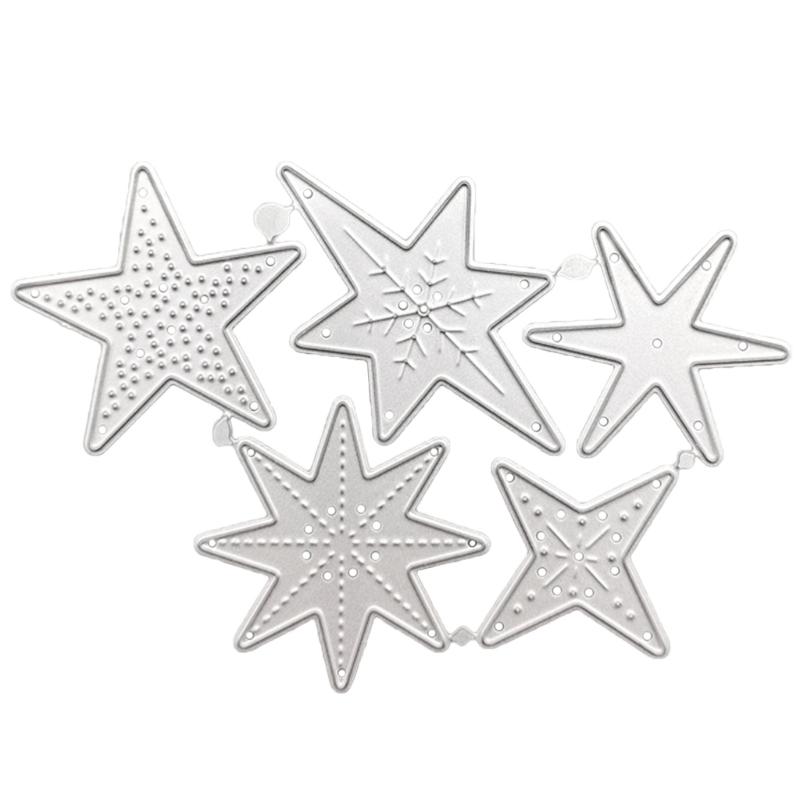 

Creative-Flower Border Metal Die Cuts Stars Frame Cutting Dies Stencils for DIY Scrapbooking Card Photo Embossing-Decor
