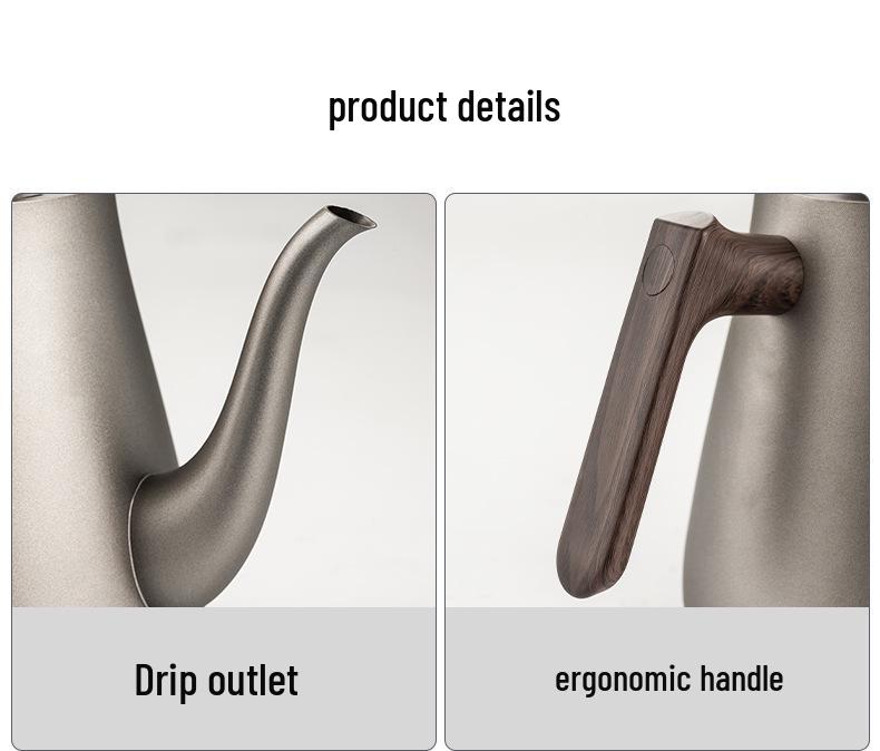 Pure Titanium Self-Watering Electric Kettle with Bottom Water Inlet for Tea Brewing – Insulated Single Kettle for Integrated Tea Table