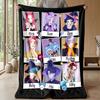 Coperta Morbida Calda Leggera in Flanella Stampata Kpop Demon Hunters Coperta per Tutte le Stagioni per Divano Letto Campeggio Decorazione Casa Regalo di Festa