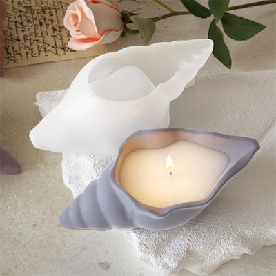 Diy Conch Bedroom Decoration Drop Glue Candle Mold Conch Shell Jewelry Storage Box Aromatherapy Candle Gypsum Silicone Mold