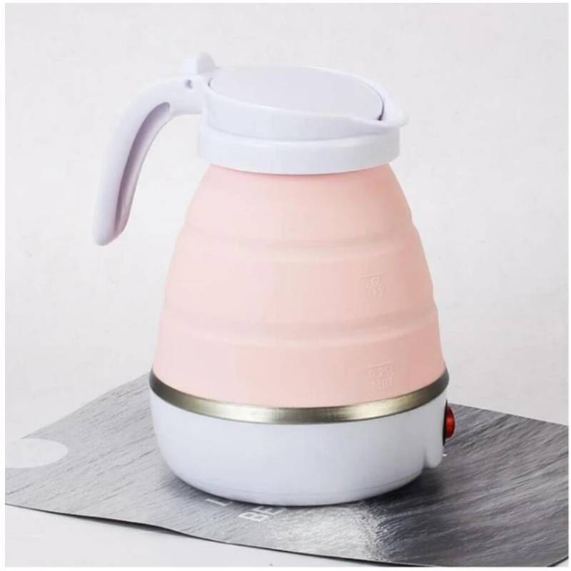 Collapsible Electric Kettle Portable Water Boiler For Travel Camping Caravan Boat Hiking Business Trip Home Use