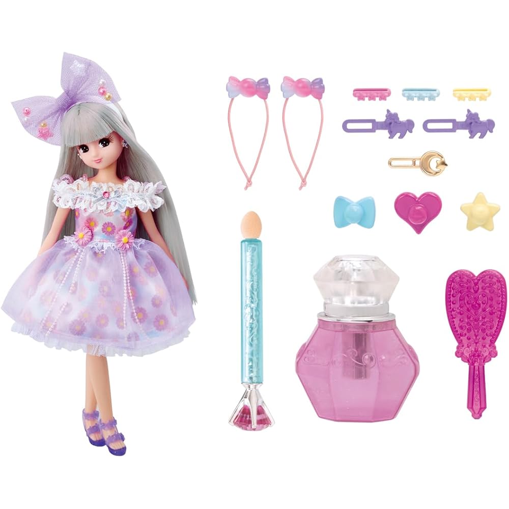 

Takara Tomy Licca-chan Doll Colorful Change Dress-Up Toy for Pretend Play Ages 3 and Up