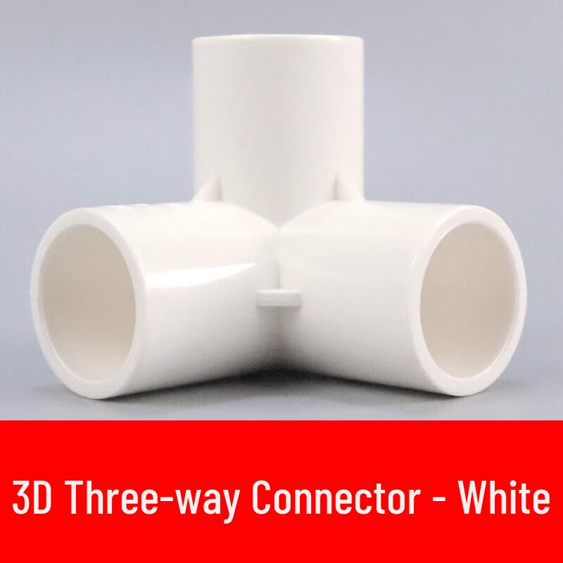 32mm PVC 6-Way Water Pipe Connectors (5-Pack)